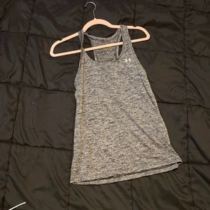 under armor tank top grey womens